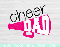 cheer dad svg