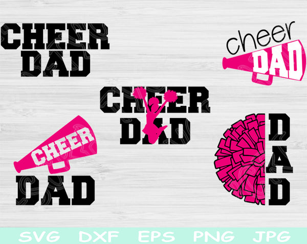 cheer dad svg