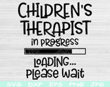children's therapist svg