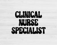 clinical nurse specialist svg file
