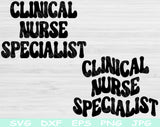clinical nurse specialist svg