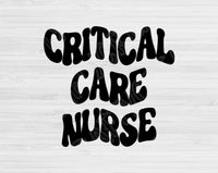 critical care nurse svg file