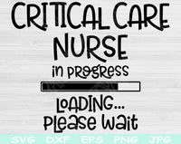 critical care nurse svg