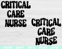 critical care nurse svg
