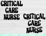 critical care nurse svg