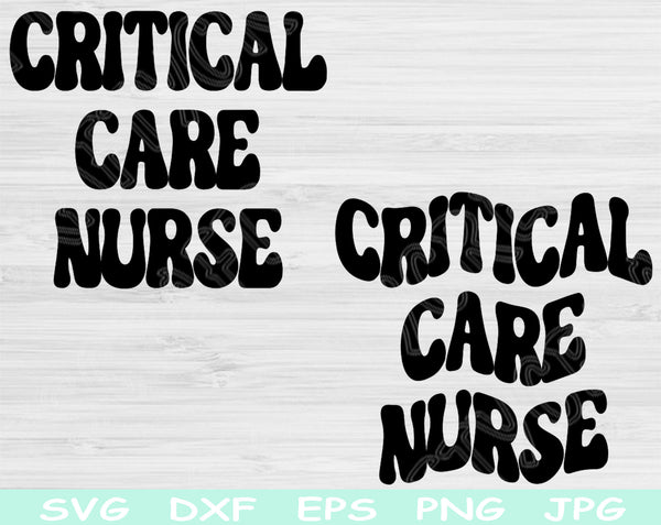 critical care nurse svg