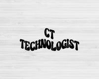 ct technologist svg file