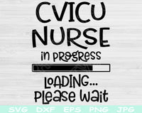 cvicu nurse svg file