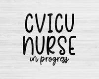 cvicu nurse svg file