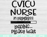 cvicu nurse svg file