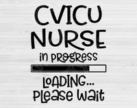 cvicu nurse svg