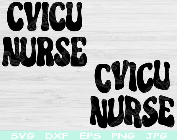 cvicu nurse svg