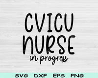 cvicu nurse svg
