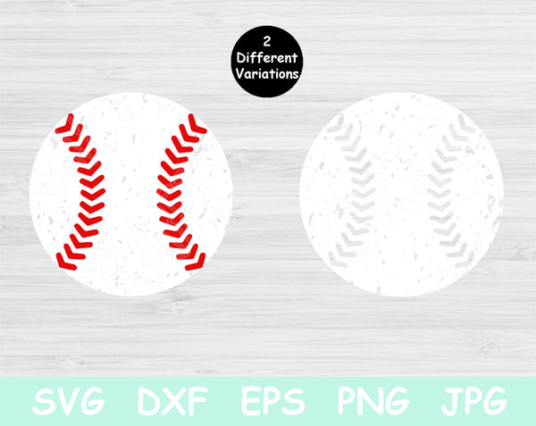 distressed baseball svg