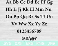 font svg