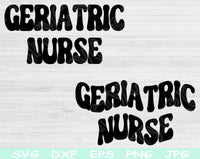 geriatric nurse svg
