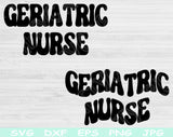 geriatric nurse svg
