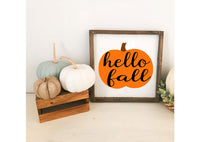 hello fall svg
