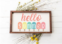 hello summer svg