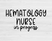 hematology nurse svg file