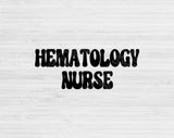 hematology nurse svg file