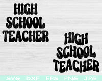 high school teacher svg