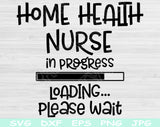 home health nurse svg