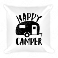Happy Camper Svg File For Cricut and Silhouette Cutting Machines, Camping Svg Cut Files