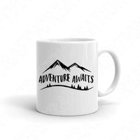 Adventure Awaits Svg, Mountains Svg Files for Cricut and Silhouette, Adventure Svg, Camping Svg Outdoor Travel Svg