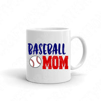 Baseball Mom Svg Cut Files, Baseball Svg Files For Cricut And Silhouette. Sports Mama Svg Digital Download.