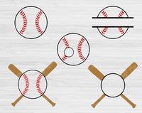 baseball monogram svg