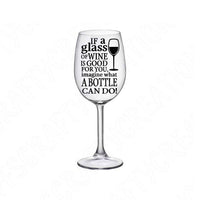 If A Glass of Wine Svg  Files For Cricut And Silhouette, Wine Glass Svg Cut Files, Funny Wine Svg, Alcohol Svg, Wine Sayings Svg