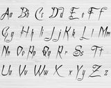 Script Vine Font Svg Files For Cricut and Silhouette