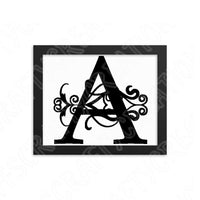 Monogram Fonts Svg Files For Cricut and Silhouette Cut Files