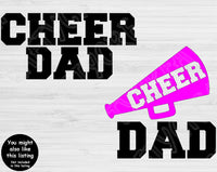 Cheer Svg Cut Files, Megaphone Svg Files For Cricut And Silhouette, Cheerleading Svg