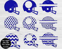 Football Svg Files For Cricut And Silhouette, Football Svg Cut Files, Team Monogram Svg