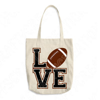 Love Football Svg Cut File, Football Svg Files For Cricut And Silhouette