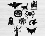 Halloween Svg Bundle, Halloween Svg Files For Cricut And Silhouette Cutting Machines