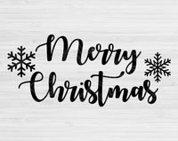 Merry Christmas Svg Files For Cricut And Silhouette. Winter Svg Cut File