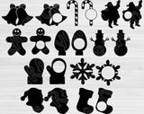 Christmas Svg Bundle Cut Files For Criut And Silhouette Cutting Machines.