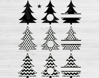 Christmas Tree Svg Files For Cricut And Silhouette, Christmas Svg Cut Files