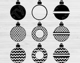 Christmas Ornament Svg Files For Cricut And Silhouette, Christmas Svg Cut Files