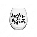 Cheers To The New Year Svg Files For Cricut And Silhouette, New Years Svg Cut File