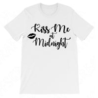 Kiss Me At Midnight Svg Files For Cricut And Silhouette, New Years Svg Cut File, New Years Eve Clipart Digital Download Vector.