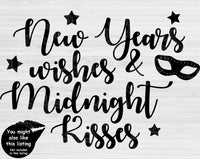 New Years Svg, Cheers To The New Year Svg Files For Cricut And Silhouette, Happy New Year Svg Cut File