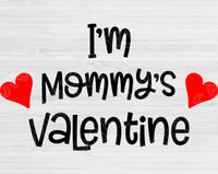 I'm Daddy's Valentine Svg Files For Cricut And Silhouette, Valentines Day Svg Cut Files