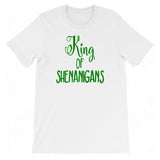 King of Shenanigans Svg, St Patricks Day Svg Files For Cricut And Silhouette, St Patricks Svg Cut Files