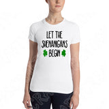 Let the Shenanigans Begin Svg, St Patricks Day Svg Files For Cricut And Silhouette