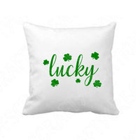 Lucky Svg, Lucky Shamrock Svg Files For Cricut And Silhouette, St Patricks Svg Cut Files