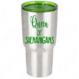 Queen of Shenanigans Svg Files For Cricut And Silhouette, St Patricks Day Svg Cut File